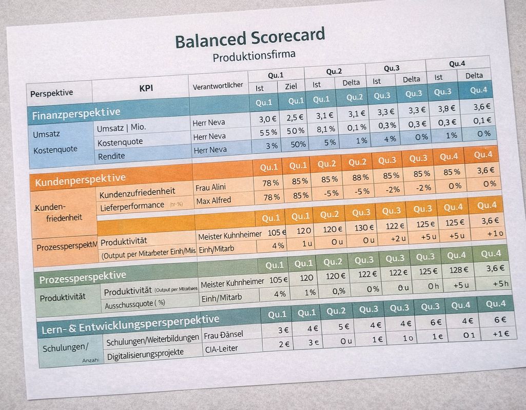 Balance Score Card Unternehmensberatung von Briel